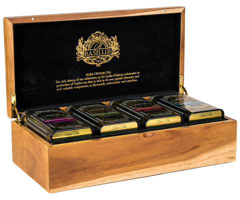 Basilur's Rare Tea Collection - Teak Wooden Box