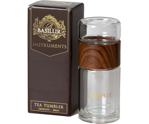 Glass Tea Tumbler with infuser - Barn & Bale